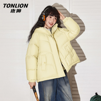 唐狮短款轻薄羽绒服女款冬季新款