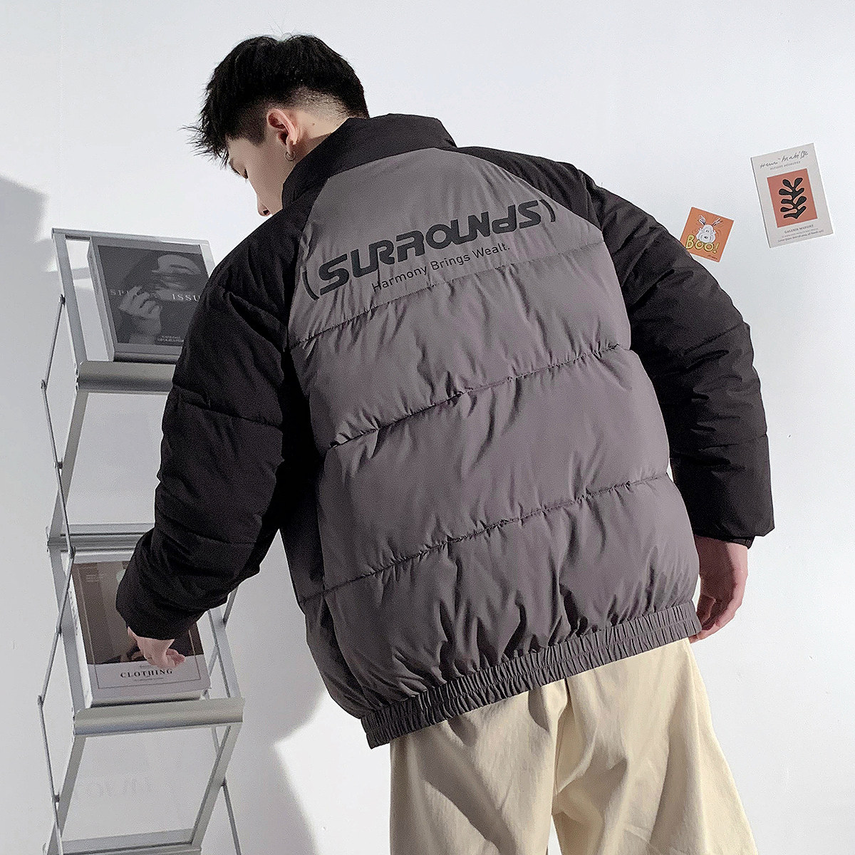 唐狮冬季新款棉衣男士棉袄保暖立领加厚棉服男冬天外套抗寒潮TD,男装,棉衣,淘宝优惠券,粉丝福利购,淘宝优惠卷