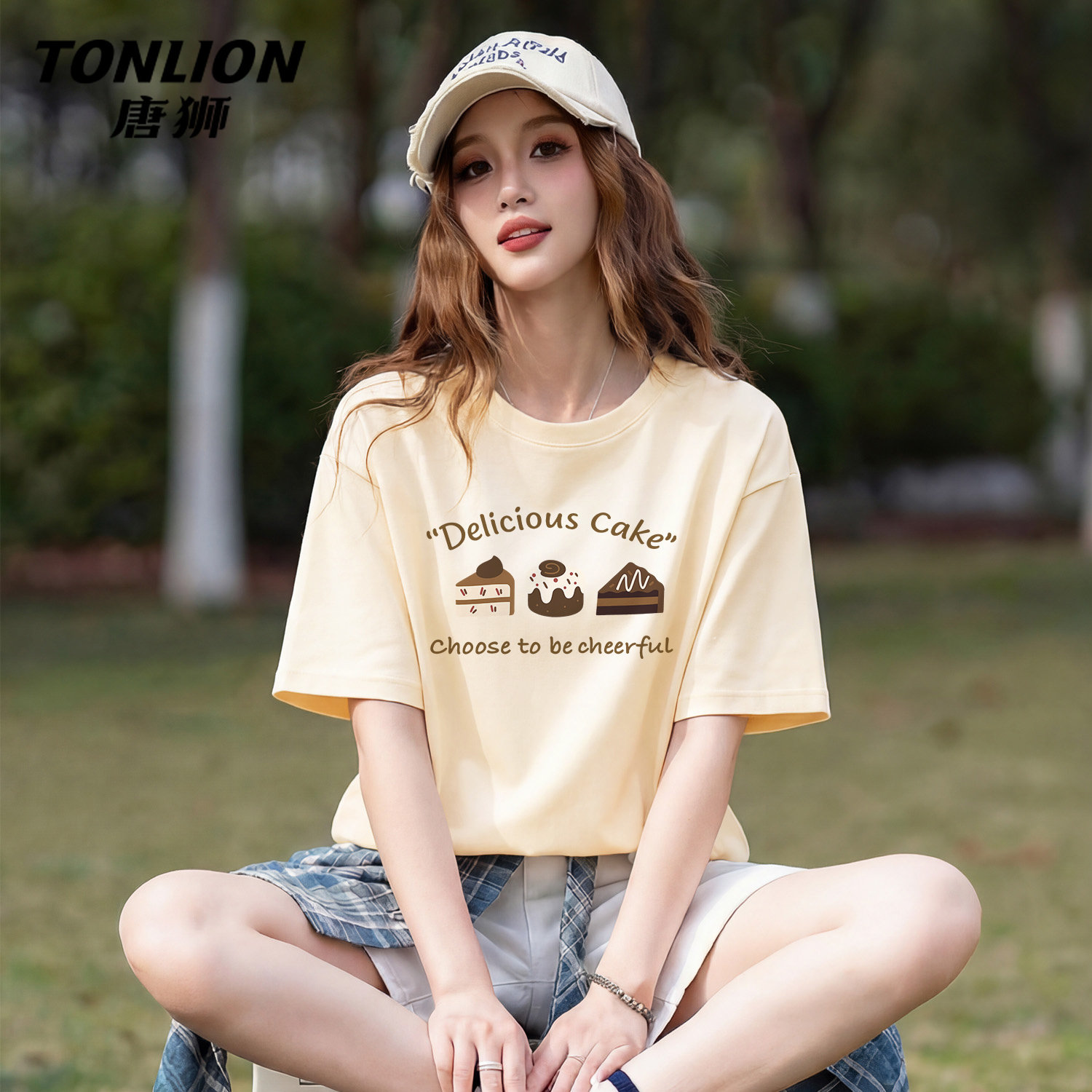 唐狮官方纯棉短袖女t恤夏2026新款夏季小个子宽松显瘦圆领上衣VB,女装/女士精品,T恤,淘宝优惠券,粉丝福利购,淘宝优惠卷
