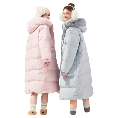 唐狮长款羽绒服冬季女新爆款时尚