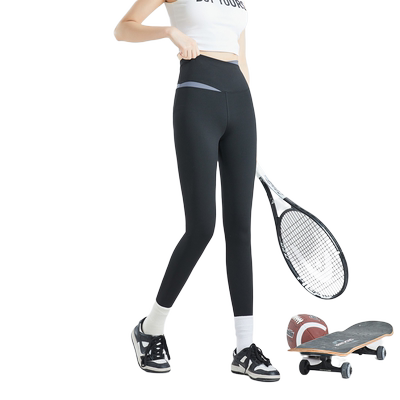 唐狮女打底裤高腰显瘦芭比裤交叉