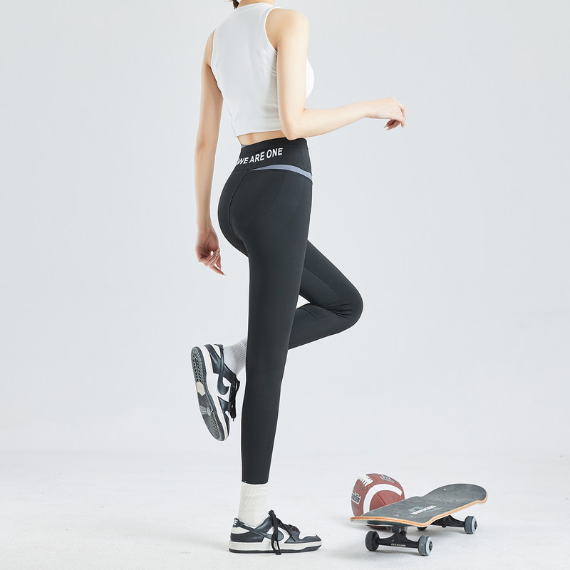 唐狮女打底裤高腰显瘦芭比裤交叉不规则腰头收腹提臀鲨鱼裤瑜伽裤