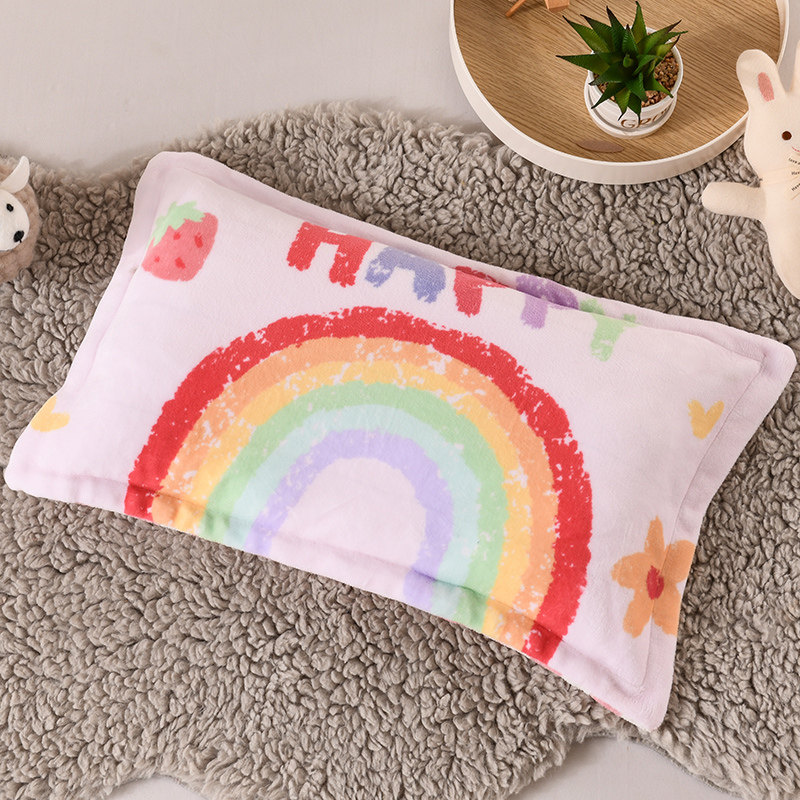 公主风牛奶绒儿童枕套单个枕芯套一对装30x50幼儿园加厚枕头套子,床上用品,枕套,淘宝优惠券,粉丝福利购,淘宝优惠卷