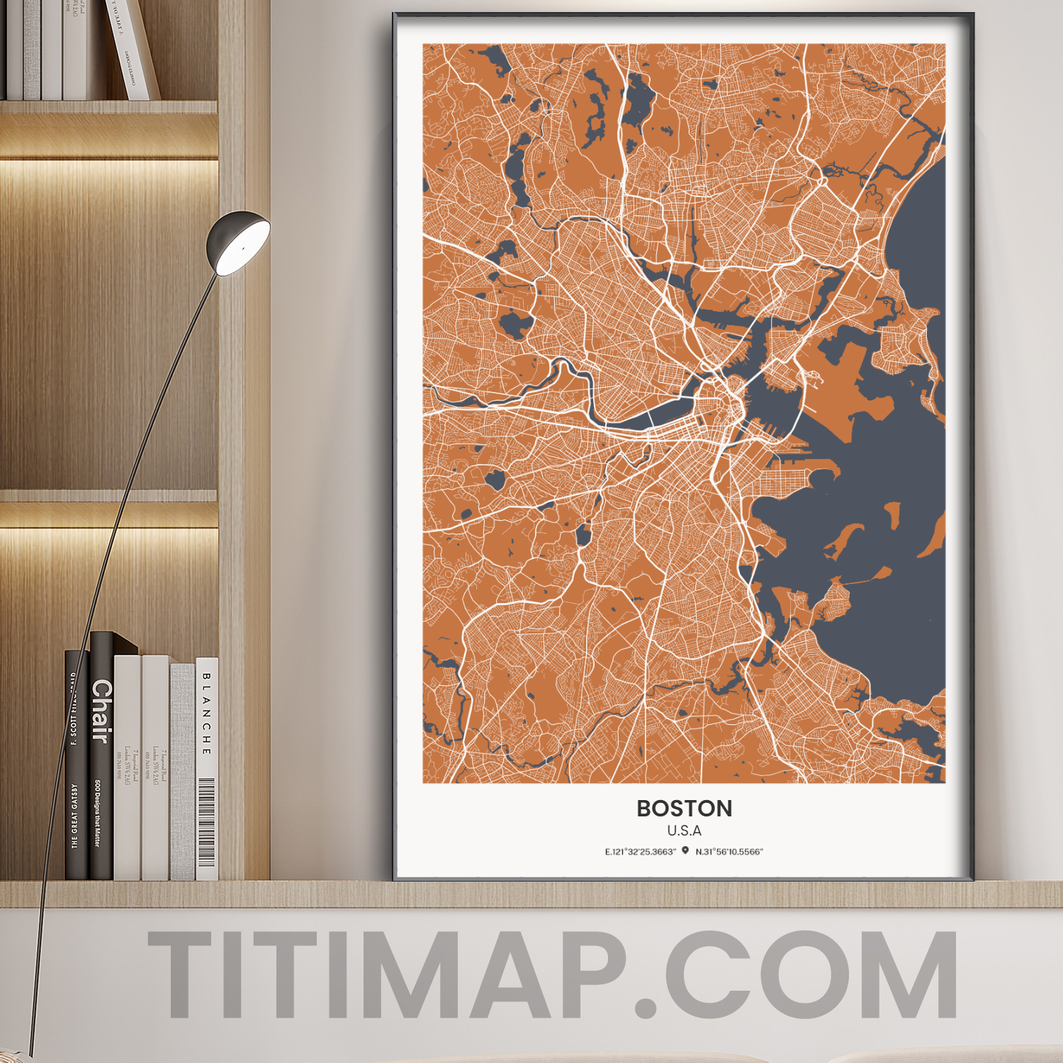 客厅城市地图装饰画定制全球任意