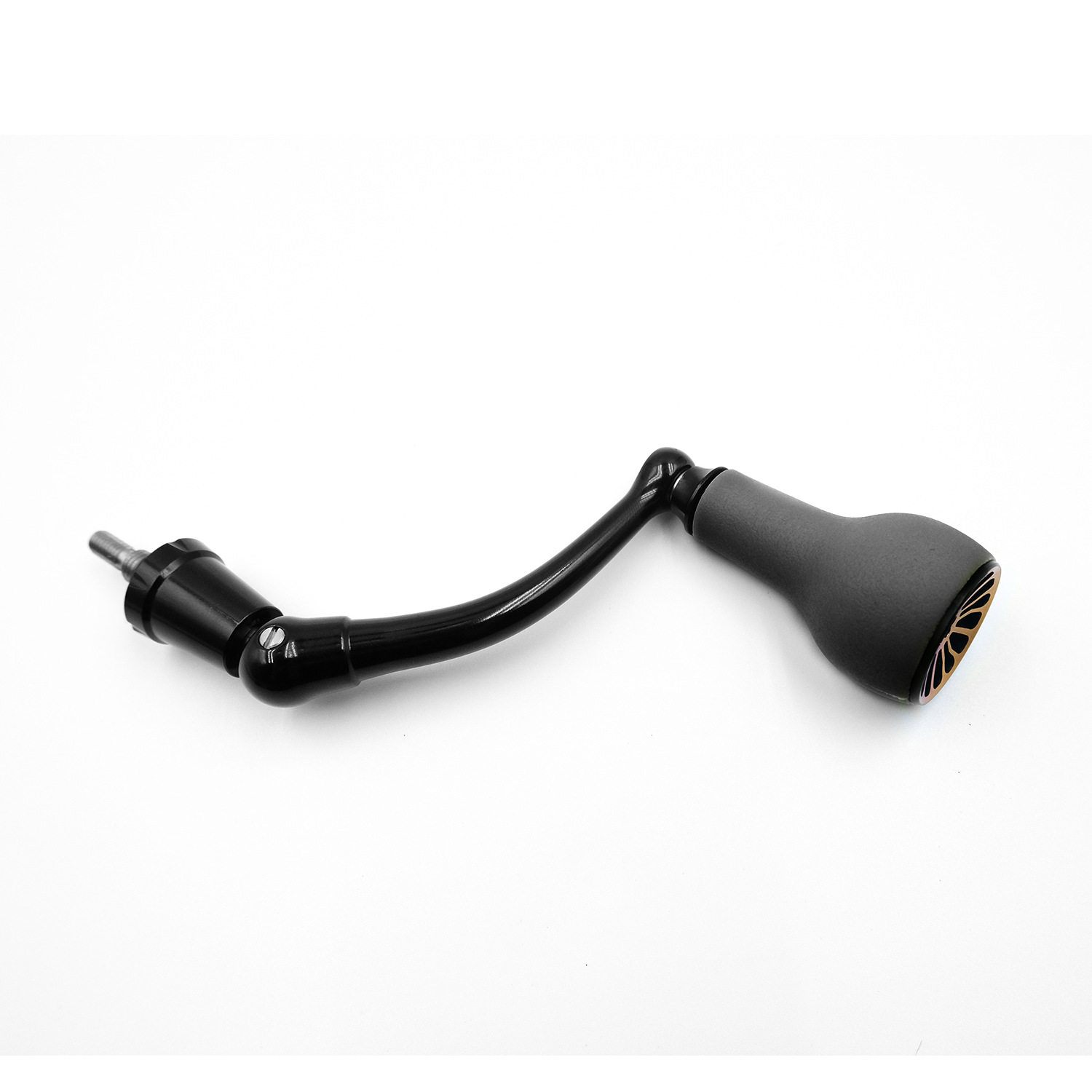 66mm碳纤维握把+27mmTPE黑渔轮握丸适用于Penn 420ss 430ss纺车轮图片