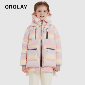 OROLAY中长厚保暖羽绒服