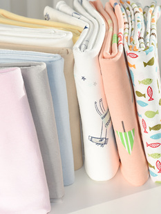 瑕疵布头纯棉薄款弹力针织婴儿A类全棉弹力面料棉袄里子汗布布料