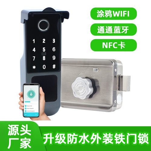 家用防撬外装门锁铁门木门老式门防盗锁宿舍出租屋农村大门锁
