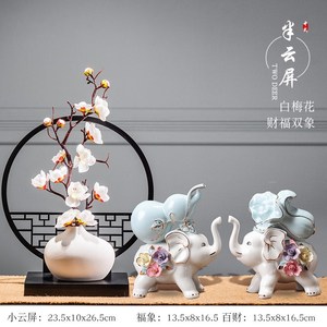 新房摆件现代简约乔迁新居暖房礼物新房子装饰品乔迁之喜送礼大气