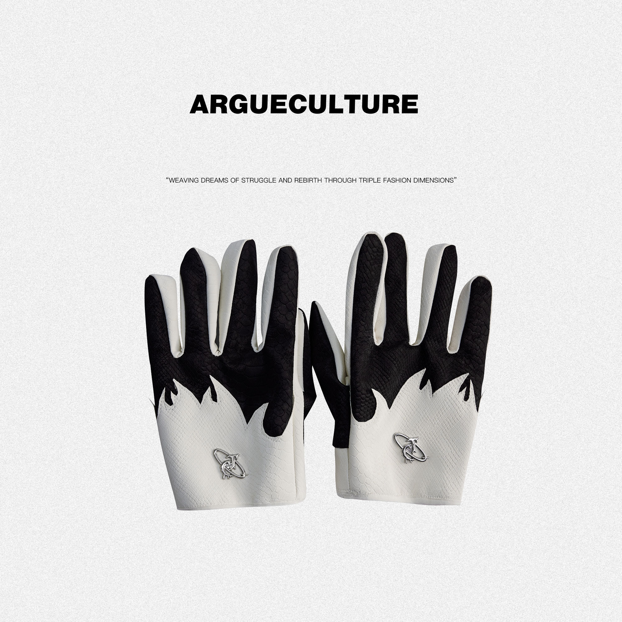 ArguECulturE 冬季加绒加厚保暖手套户外防风防水防寒时尚男款