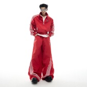 ArguE 夹克外套宽松运动休闲套装 CulturE 小众4条杠复古立领短款