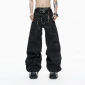 ArguE26ss康龙高定14.5脱浆原牛直筒裤 双腰头sagging重磅牛仔裤