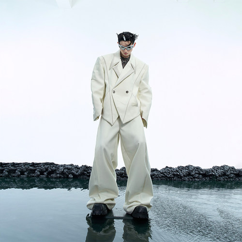 ArguE解构立体不规则西服套装