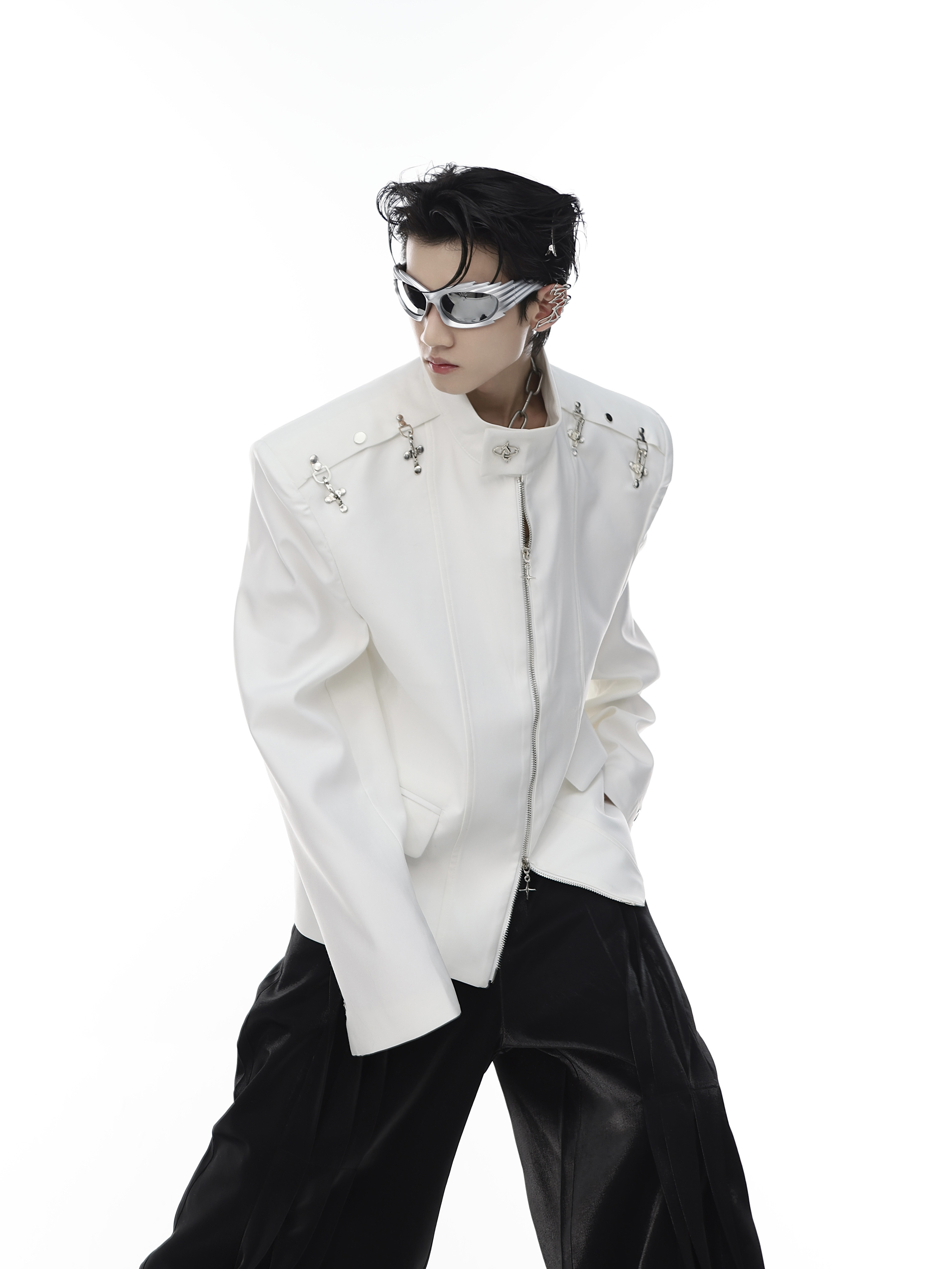 西装外套夹克CulturE半高领