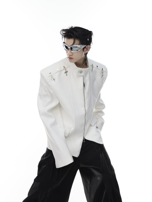 西装外套夹克CulturE半高领