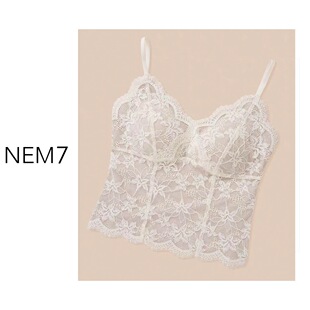 蕾丝美背通勤内搭显瘦舒适外穿修身 春夏法式 吊带 2026 NEM7