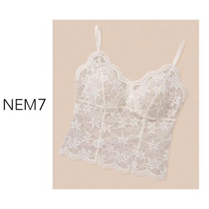 NEM7 2026 春夏法式蕾丝美背通勤内搭显瘦舒适外穿修身吊带