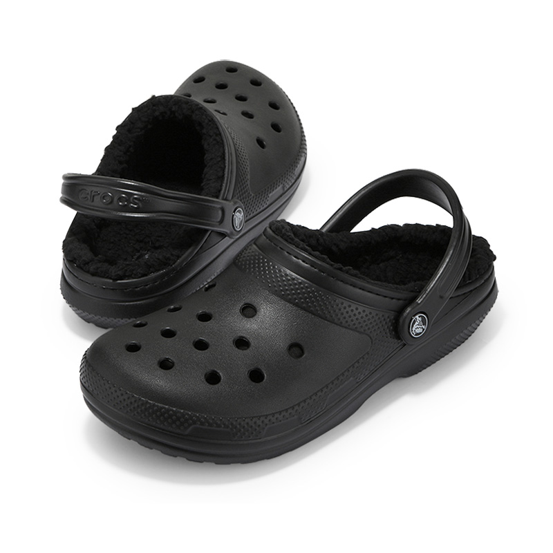 Crocs骆驰冬季新品加绒保暖拖鞋