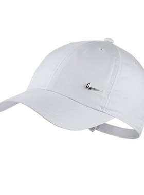 NIKE耐克运动休闲遮阳透气棒球帽 时尚白色高尔夫帽子AV8055_100