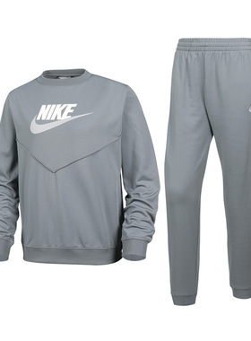 Nike耐克儿童套装大童运动长袖套头卫衣长裤运动套装FD3090_084