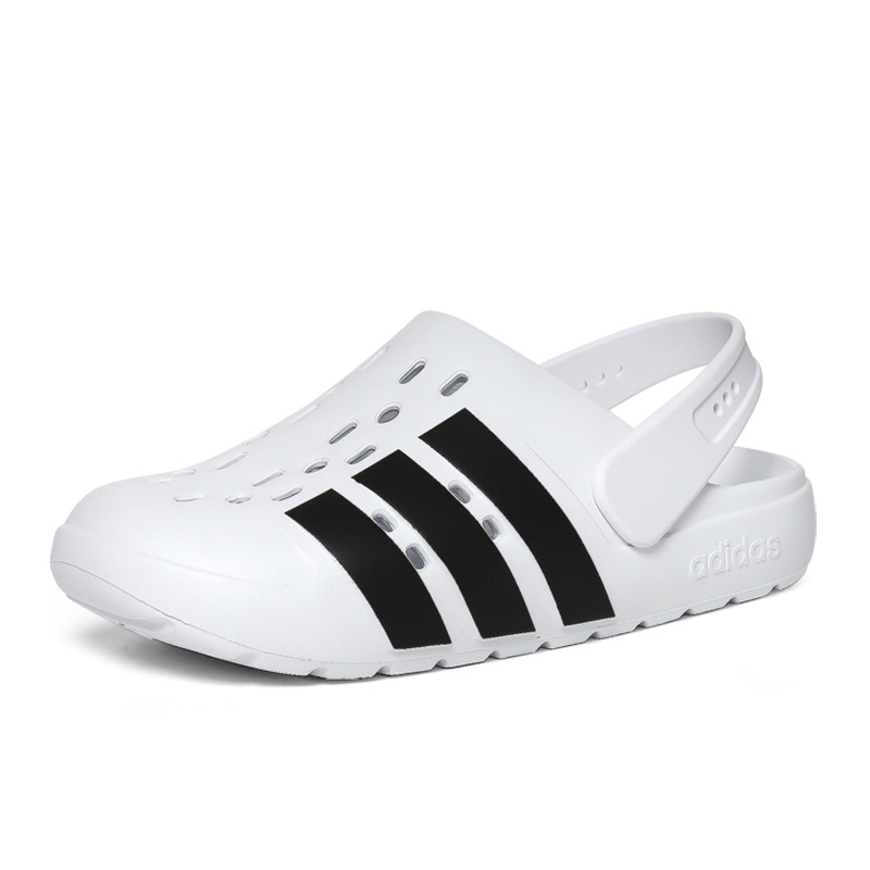 Adidas阿迪达斯男女ADILETTE CLOG休闲运动洞洞鞋轻便拖鞋JS1130
