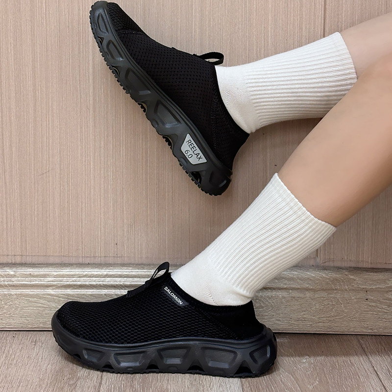 SALOMON萨洛蒙女鞋REELAX MOC 6.0户外一脚蹬拖鞋恢复鞋L47111800
