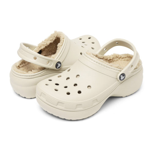 Crocs卡骆驰女子加绒保暖洞洞鞋