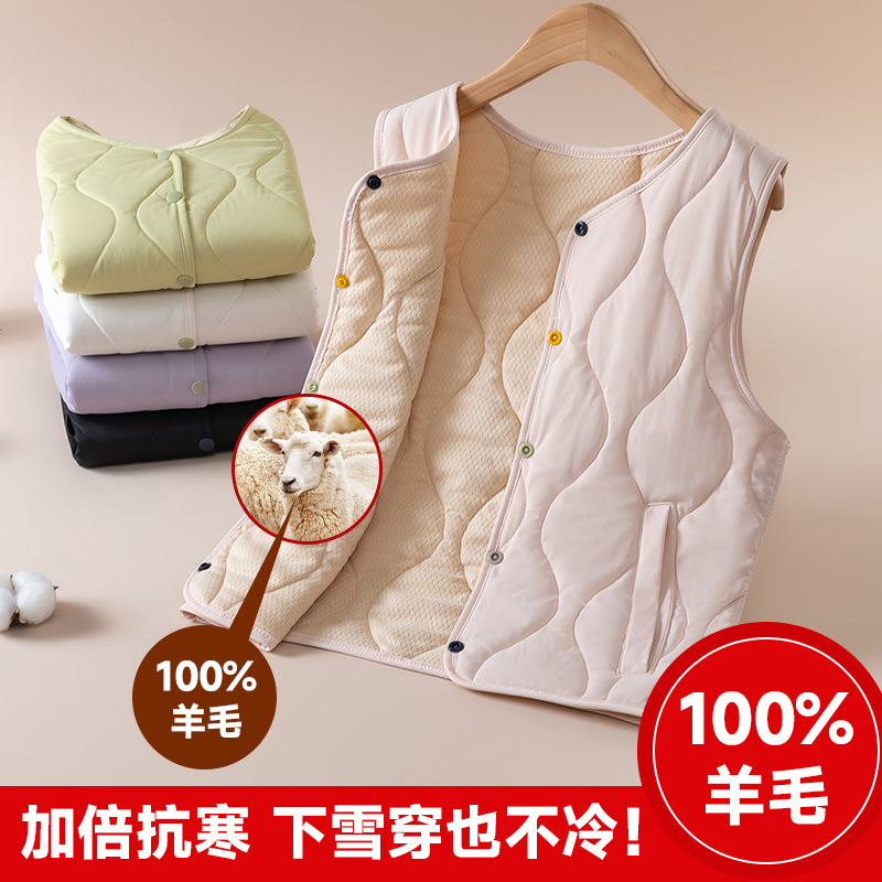 儿童羽绒马甲冬季加绒男女童加厚