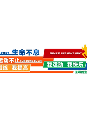 乒乓球室文化墙面装饰