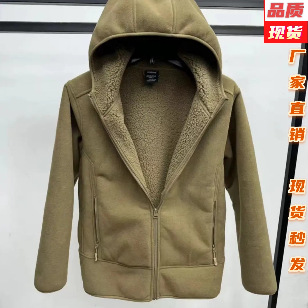 泓霖防风加绒加厚保暖夹克