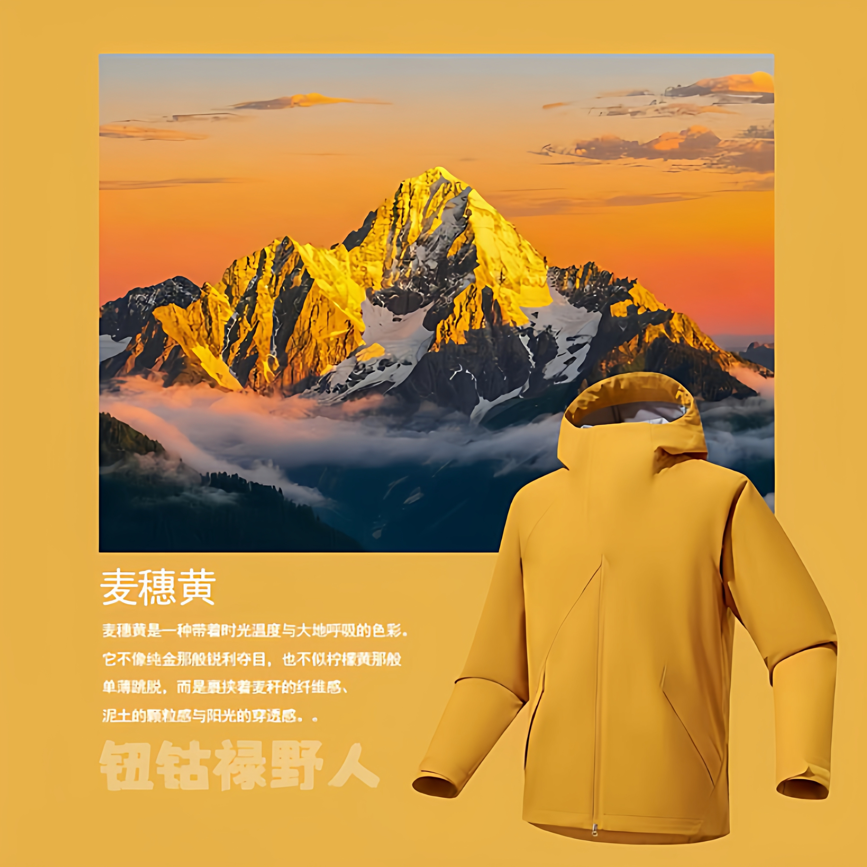 户外防水防风轻量化夹克