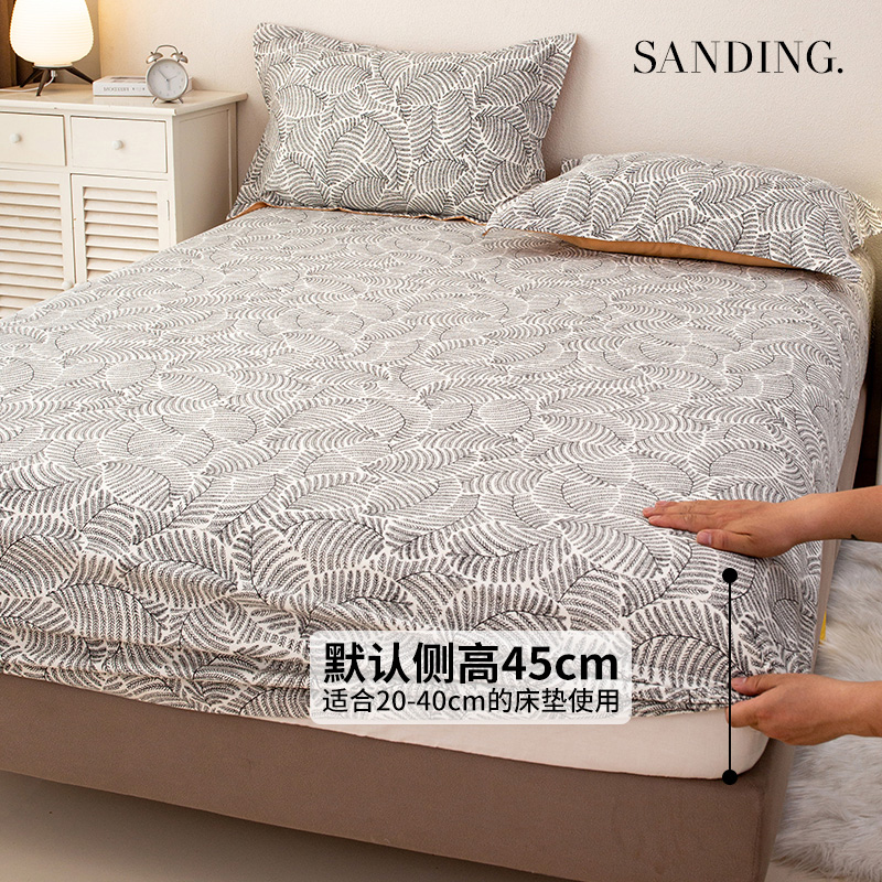 X-Long-Twin全棉加高床笠单件25/35/38/40床垫保护套纯棉加厚床罩