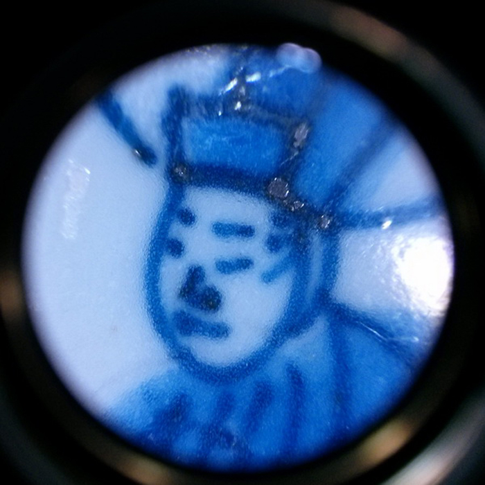 拜斯特10倍珠宝放大镜带灯UV玉石瓷器钻石红蓝粉水晶鉴定工具套装