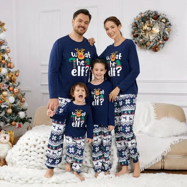 New Year's Costumes Xmas Family Look Outfits Mom Dad Kids Ma