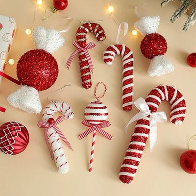 Sweet Christmas Tree Pendant Candy Cane Lollipop Christmas O