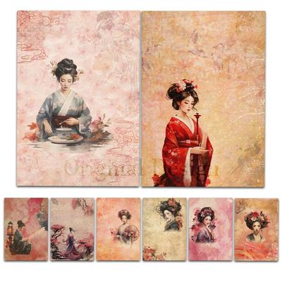 Rice Paper Original Design WuleeGifts Japanese B Retro Scrap