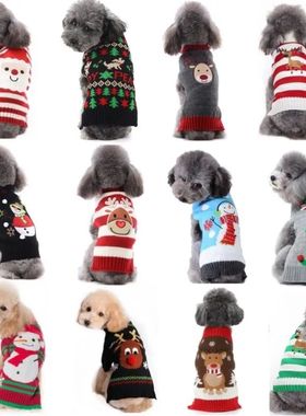 Christmas Warm Clothes for Dogs Small Medium Large Dog Winte