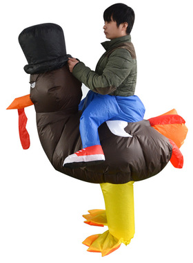 Christmas Thanksgiving Turkey Inflatable Dress Doll Inflatab