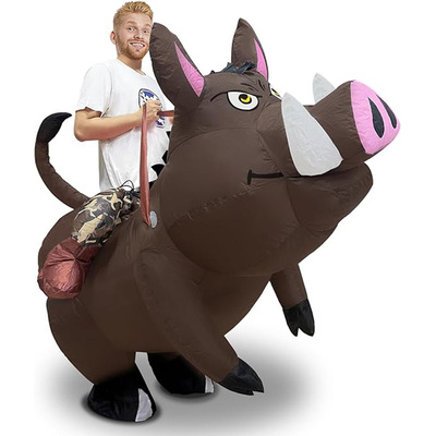 Amazon Cycling Boar Inflatable Costume Funny Christmas Party