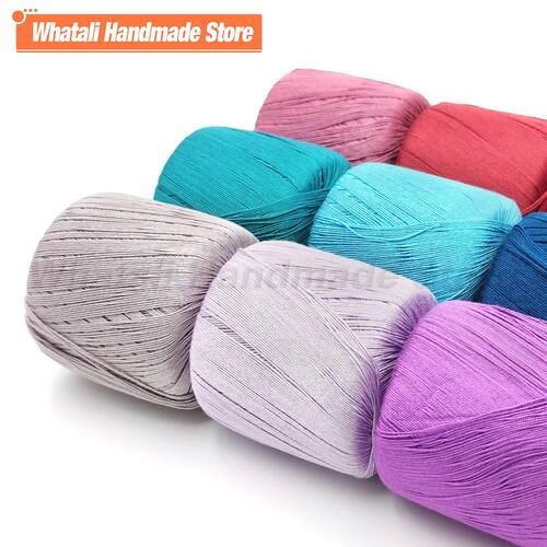 50g Lace Yarn Soft Crocheting Knitting Thread For Handmade C