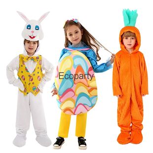 New Kids Easter Costume Boy Girls Lovely Easter Egg Bunny Co