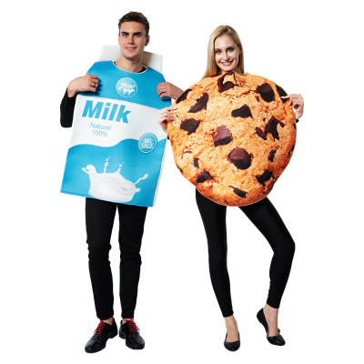 Halloween Couple Play Costume Milk Cookies Combination Suit