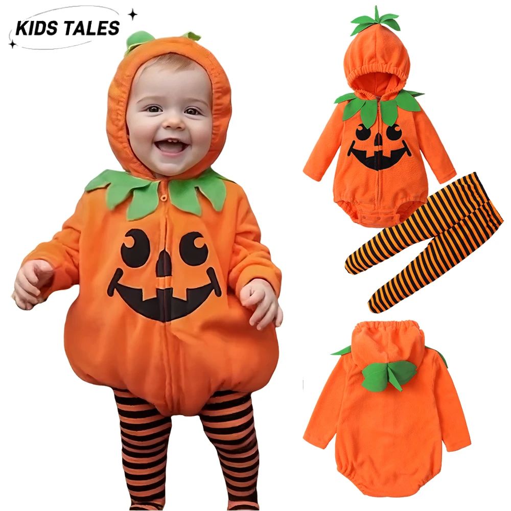 2025 Halloween Baby Romper Sets Infant Boys Girls Cosplay Pu