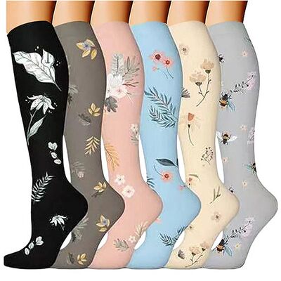 6 Pairs/lot Compression Socks Compress Socks Yoga Air Unisex
