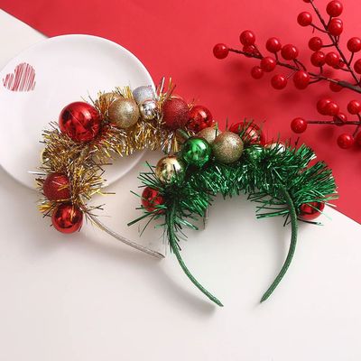 Colored Balls Christmas Headband Performance Cosplay Party H