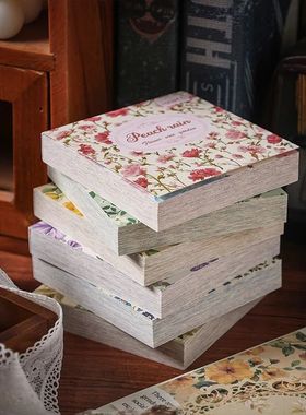 100pcs Vintage Paper Multi Style Deco Retro Stationery Suppl