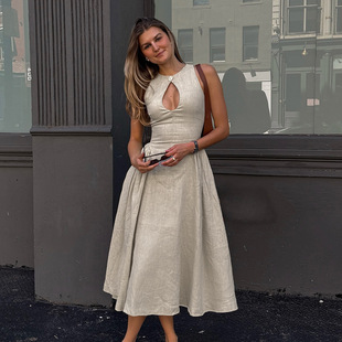 Long Skirt Temperament Summer Pendulum Hollow Sexy Dress