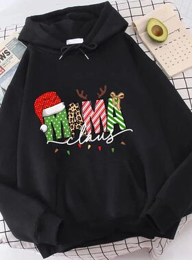Christmas Mama Hoodies Mother Hoodies Family Sweatshirt Chri