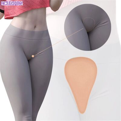 1PC Camel Toe Pad Private Concealer Silicone Pad Part Reusab