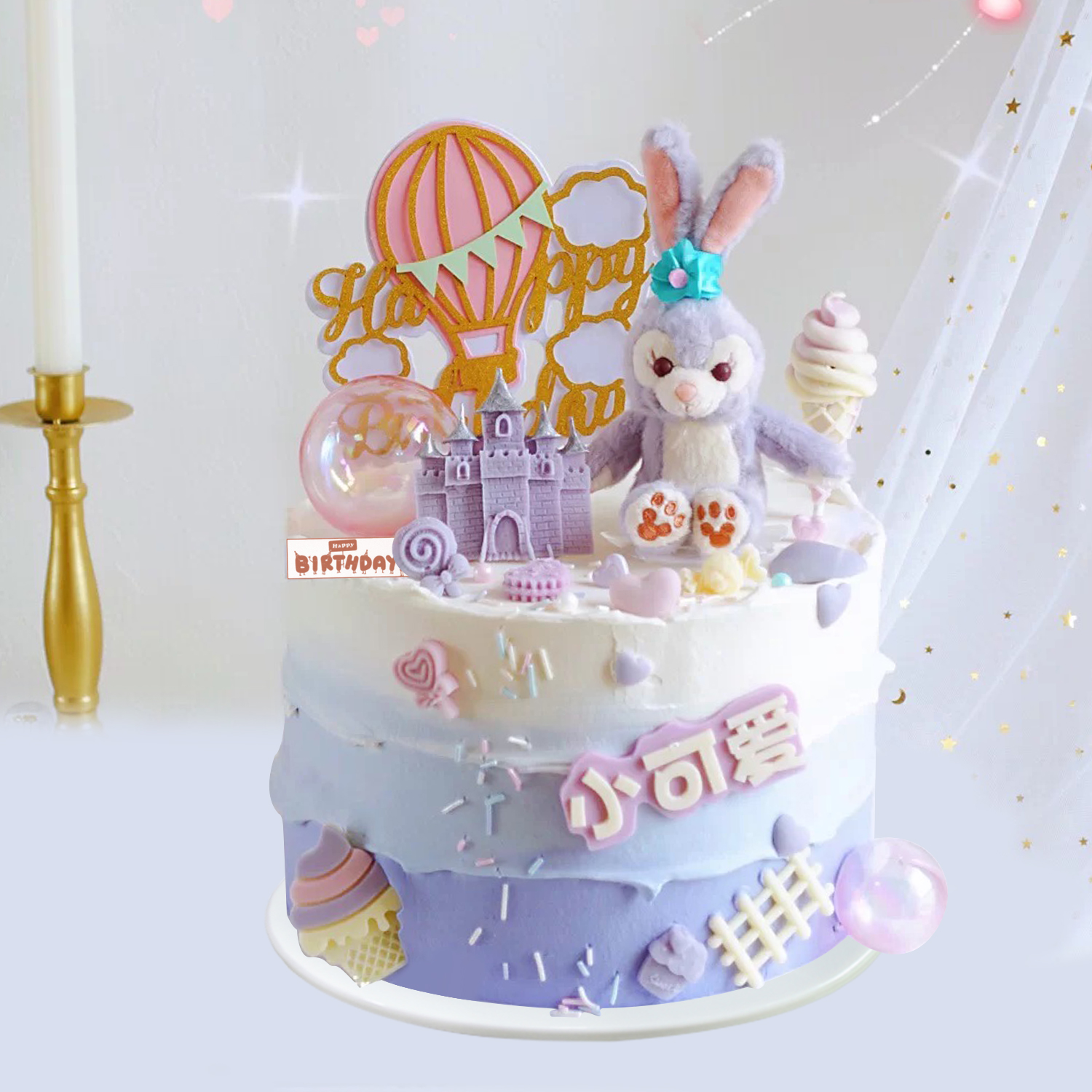 生日蛋糕模型仿真网红2025卡通假